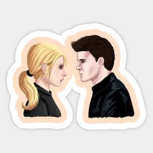 Buffy & Angel Sticker